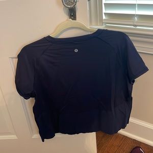 Boxy Cropped Lululemon Running Shirt